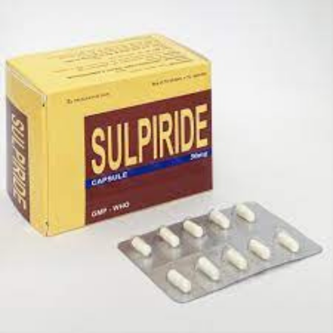 Sulpiride 50mg Vidipha hộp 100 viên