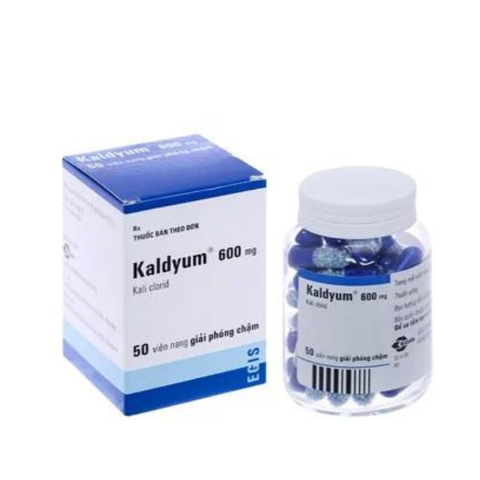 Kaldyum 600mg chai 50 viên