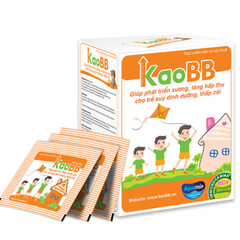 Cốm KaoBB hỗ trợ phát triển xương cho bé hộp 16 gói