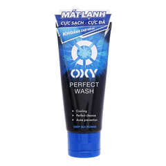 Kem rửa mặt Oxy Perfect Wash mát lạnh, sạch bã nhờn, ngừa mụn tuýp 100g