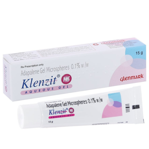 Kem bôi Klenzit MS 0.1% trị mụn trứng cá tuýp 15g