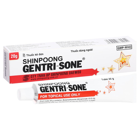 Kem bôi Shinpoong Gentri-sone trị viêm da tuýp 20g