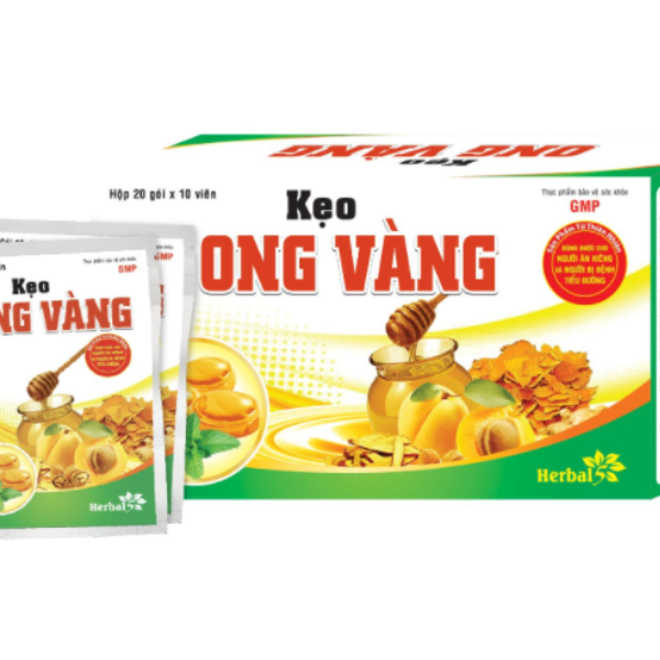 Kẹo ho ong vàng hộp 200 viên