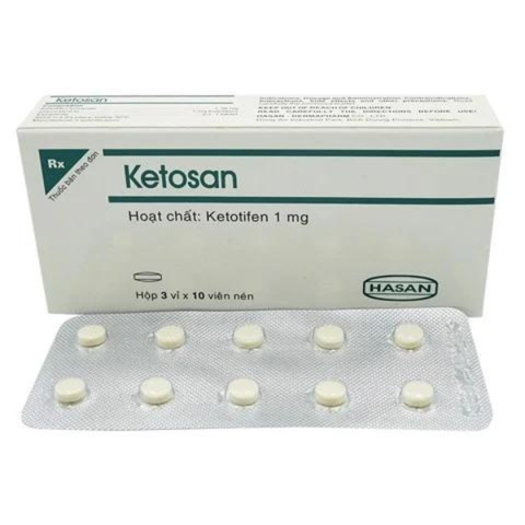 Ketosan 1mg hasan hộp 30 viên