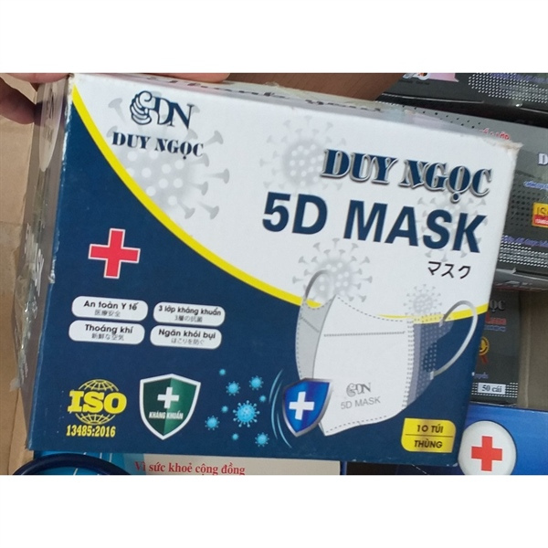 Khẩu trang 6D mask KHÁNH AN hộp 10 cái