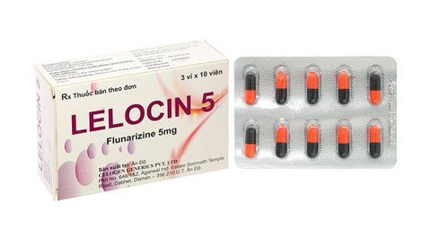 Lelocin 5mg thuốc rối loạn tiền đình hộp 30 viên