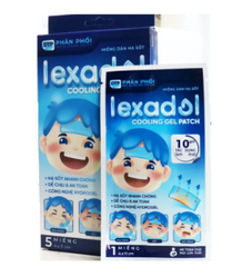 Lexadol miếng dán hạ sốt hộp 5 miếng
