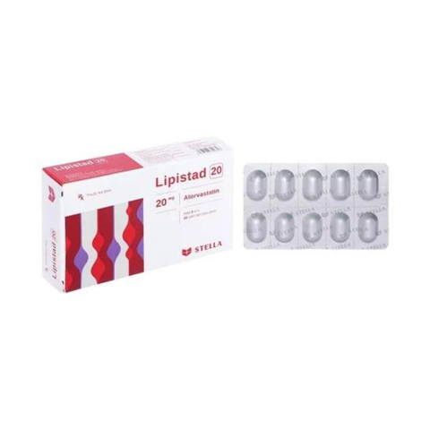 Lipistad 20mg hộp 30 viên