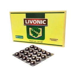 Thuốc Livonic BVP giải độc gan, điều trị viêm gan hộp 40 viên