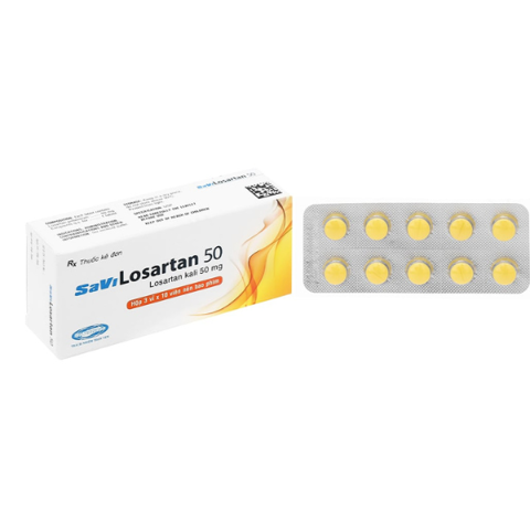 Losartan 50mg savi hộp 30 viên
