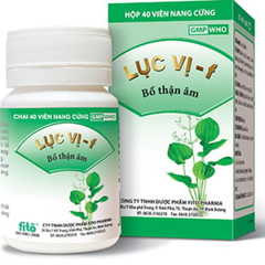 Lục vị-F giúp tư âm, bổ thận hiệu quả chai 40 viên