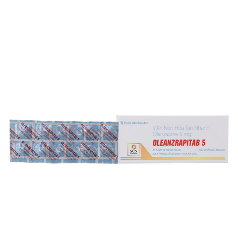 Oleanzrapitab 5mg trị tâm thần phân liệt (5 vỉ x 10 viên)