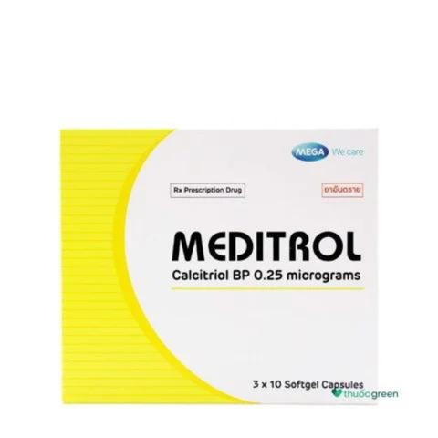 Meditrol 0.25mcg hộp 30 viên