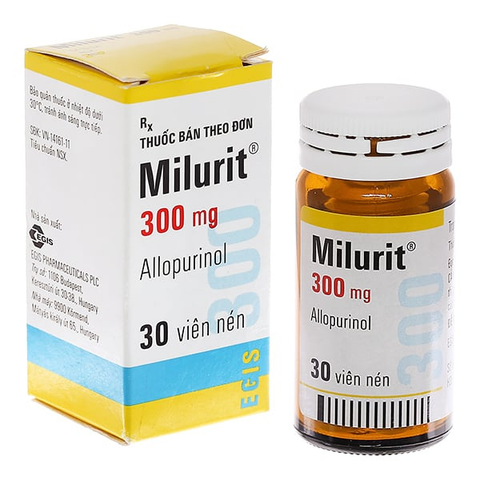 Milurit 300mg chai 30 viên