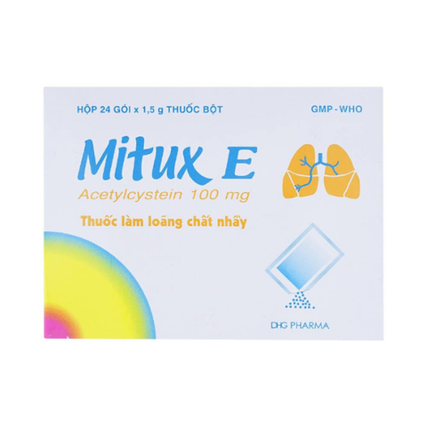 Mitux E 100mg hộp 24 gói