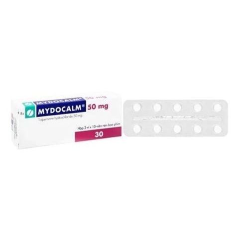 Mydocalm 50mg hộp 30 viên