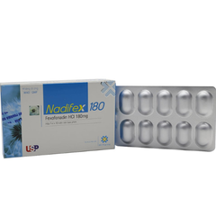 Nadifex 180mg hộp 10 viên