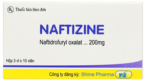 Naftizine 200mg thuốc điều trị triệu chứng đau cách hồi (3 vỉ x 10 viên)