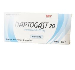 Naptogast 20mg thuốc điều trị loét dạ dày hộp 30 viên