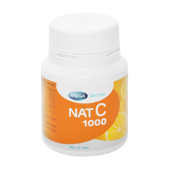Nat C 1000 hỗ trợ tăng đề kháng hộp 30 viên