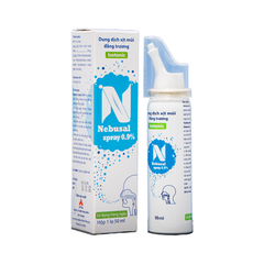 Xịt mũi Nebusal Spray 2.3% giảm nghẹt mũi chai 50ml