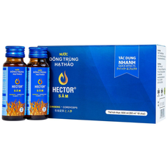 Nước uống đông trùng hạ thảo Hector Sâm bồi bổ sức khỏe, tăng đề kháng hộp 10 chai x 50ml