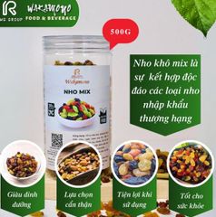 Nho khô 500gr Wakamono organic