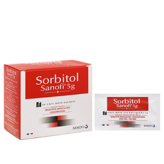 Thuốc bột Sorbitol Sanofi 5g trị táo bón (20 gói x 5g)