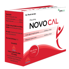Novocal 10ml bổ sung calci, magie giúp xương, răng chắc khỏe hộp 20 ống