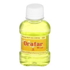 Nước súc miệng Orafar sát trùng miệng, khử mùi hôi chai 90ml