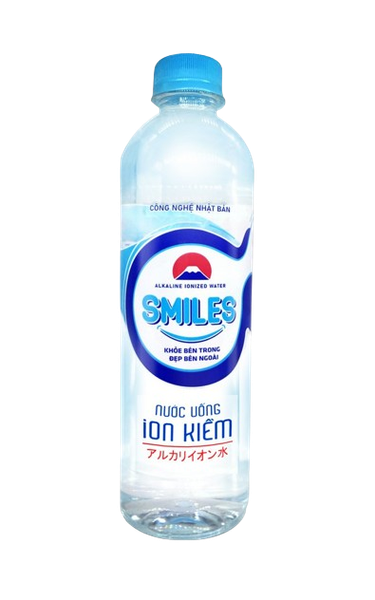 Nước uống ion kiềm Smiles 500ml