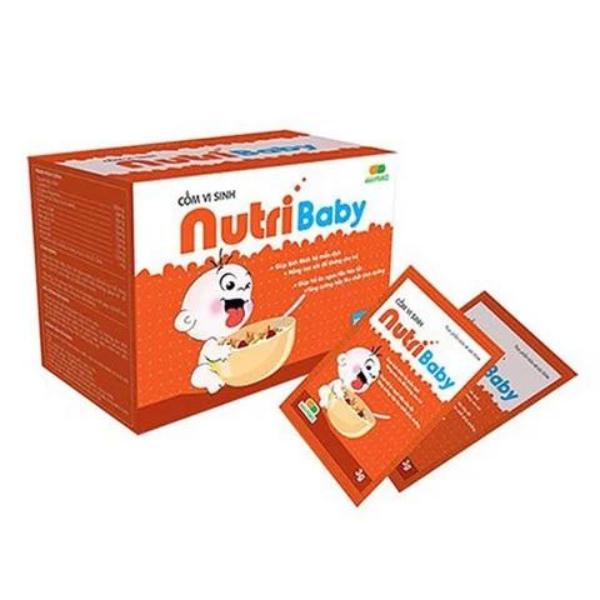 Cốm Nutri baby nâng cao hệ miễn dịch, bồi bổ cơ thể và giúp trẻ ăn ngon hộp 20 gói