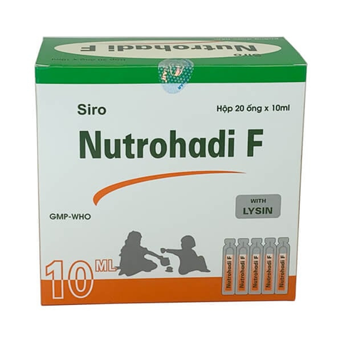 Nutrohadi F hộp 20 ống
