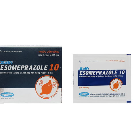 Esomeprazole 10mg savi hộp 14 gói