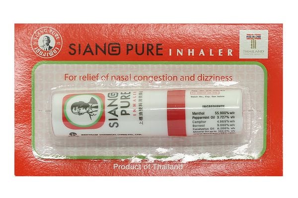 Ống hít Siang Pure Inhaler trị cảm cúm, nghẹt mũi ống 2 ml