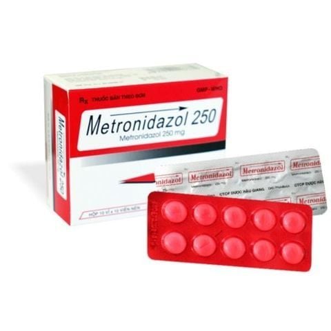 Metronidazol 250mg DHG hộp 100 viên