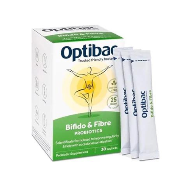 Optibac bifido & fibre hộp 30 gói