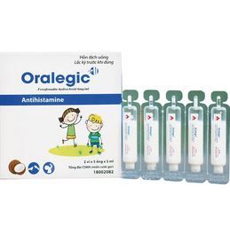 Oralegic hỗn dịch fexofenadin hydroclorid 30mg hộp 10 ống x 5ml
