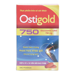 Ostigold 750mg giảm triệu chứng thoái hóa khớp chai 100 viên
