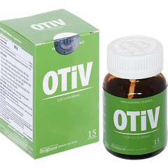 Otiv cải thiện tình trạng thiếu máu não, mất ngủ lọ 15 viên