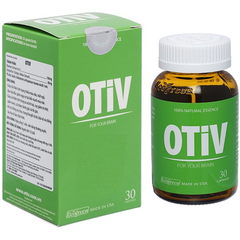 Otiv cải thiện tình trạng thiếu máu não, mất ngủ lọ 30 viên