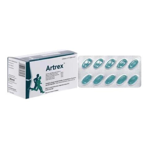 Artrex trị viêm khớp dạng thấp, thoái hóa khớp (6 vỉ x 10 viên)