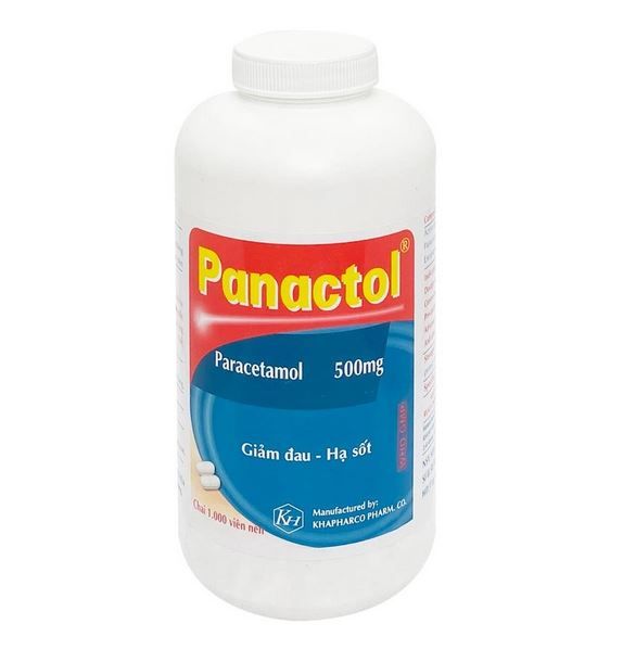 Panactol 500mg lọ 1.000 viên