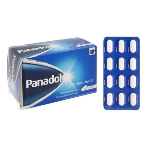 Panadol 500mg xanh hộp 120 viên