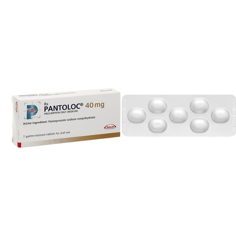Pantoloc 40mg hộp 7 viên