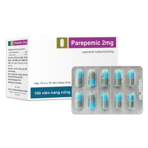 Parepemic 2mg hộp 100 viên