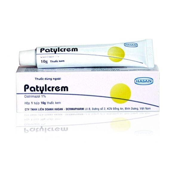 Patylcrem hasan 10g tuýp bôi ngoài da điều trị nấm ngứa