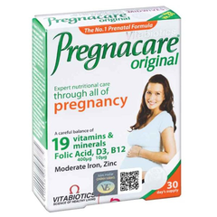 Pregnacare Original hỗ trợ giúp bổ sung vitamin và khoáng chất cho phụ nữ mang thai và cho con bú hộp 30 viên