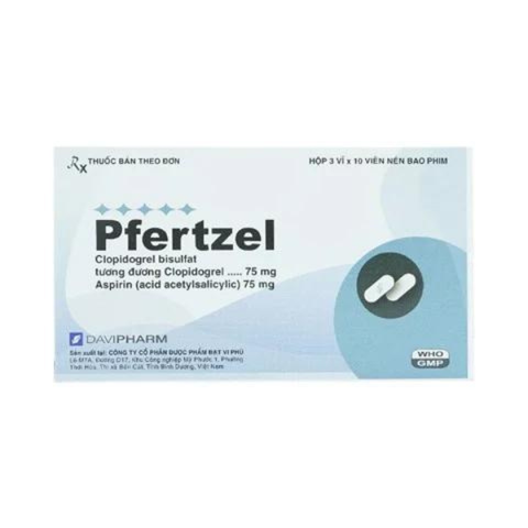 Pfertzel 75mg hộp 30 viên