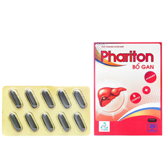 Phariton Bổ Gan hỗ trợ giải độc, tăng cường chức năng gan hộp 30 viên